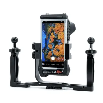 Preview: DIVEVOLK Vertical Horizontal Switching L Bracket for Seatouch 4 Max housing