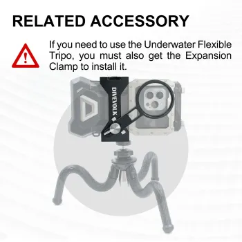 Preview: DIVEVOLK Underwater Flexible Tripod for SEATOUCH 4 MAX HOUSING
