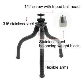Preview: DIVEVOLK Underwater Flexible Tripod for SEATOUCH 4 MAX HOUSING