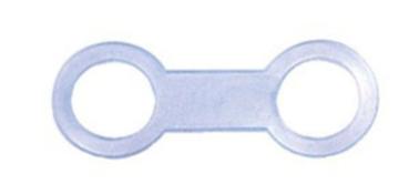 Schnorchelhalter 8-Form transparent