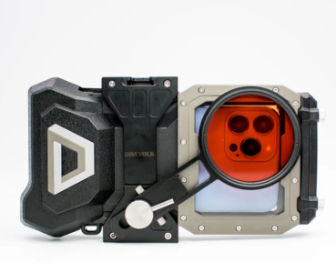Preview: DIVEVOLK Rot Filter 67 mm Gewinde, Einsatztiefe 5 - 25 m