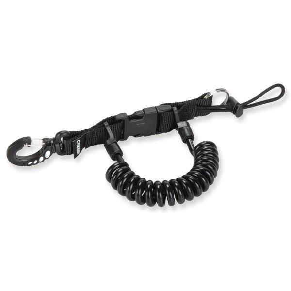 CRESSI Coiled Lanyard spiralförmige Spitze mit Ring