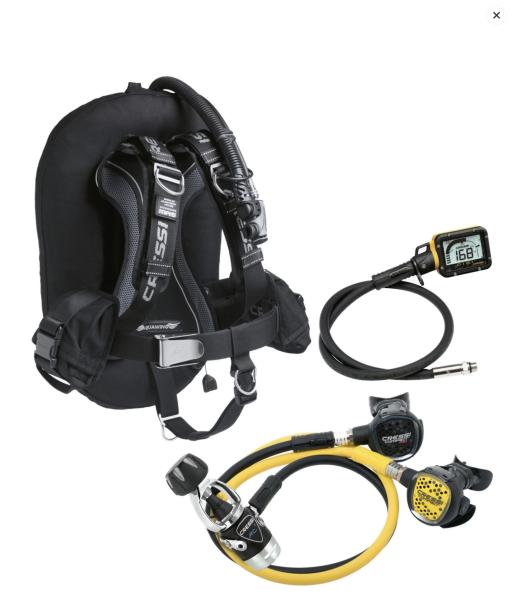 Cressi Aquawing plus Taucherset