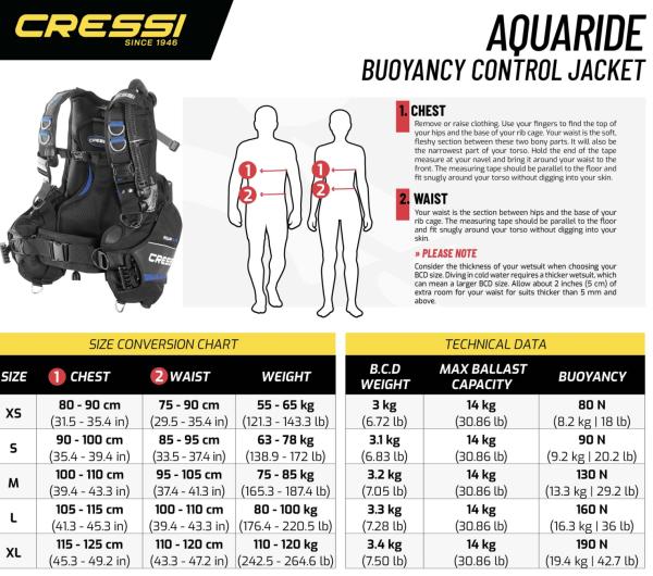 Cressi AQUARIDE TARIER JACKET