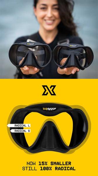 Xdeep Maske Radical Gr. S