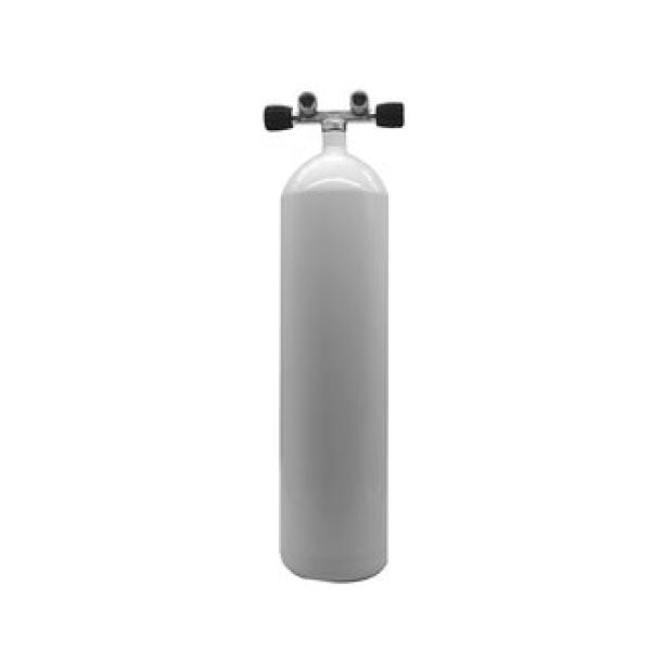 ECS 12L lang/232 bar Stahl TG konkav mit Twinventill 12944