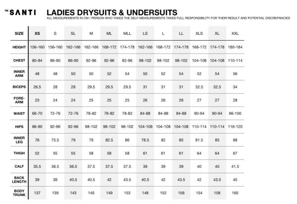 Santi Ladies First Flex 190 Undersuit LF
