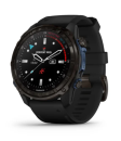 Descent™ Mk3i – 51 mm graues DLC-Titan mit schwarzem Silikonarmband
